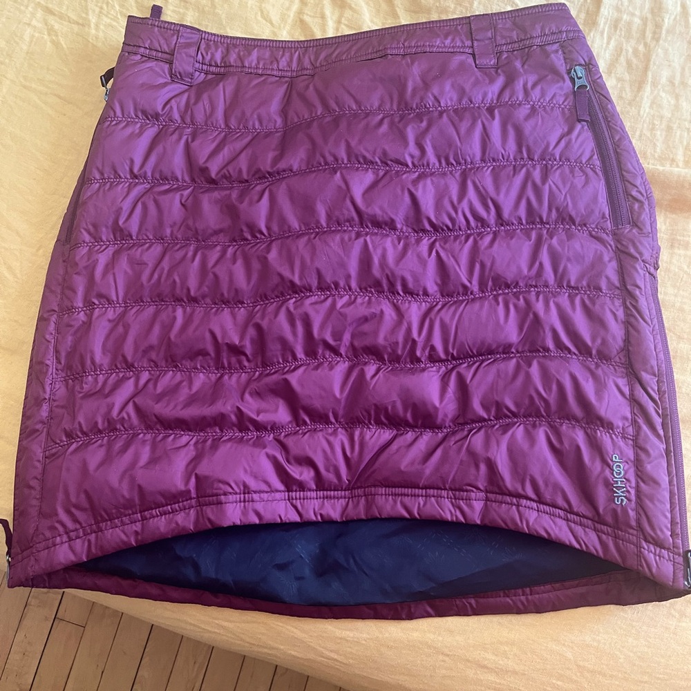 Skhoop Women's Purple Quilted Skirt